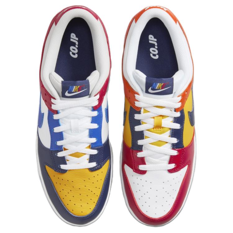 Nike Dunk Low Japan QS What The 2024 Sneakers Unisexe Multicolore Bleu Nuit Maïs Varsity IB2051-400