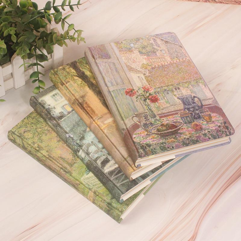 Hardcover Retro Color Inner Pages Hardcover Diary Notebook Notebooks