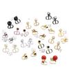 2025D Collection: New CD Letter Vintage Stud Earrings for Women - High Version In Brass.