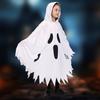 Children Ghost Skeleton Cape With Night Glow For Theater And Cosplay