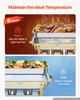 2 Packs Chafing Dishes for Buffet Set, 8.5L Stainless Steel Chafer, for Banquet Party Wedding, Rectangle Buffet Server and Warmer, with 1 Full & 2