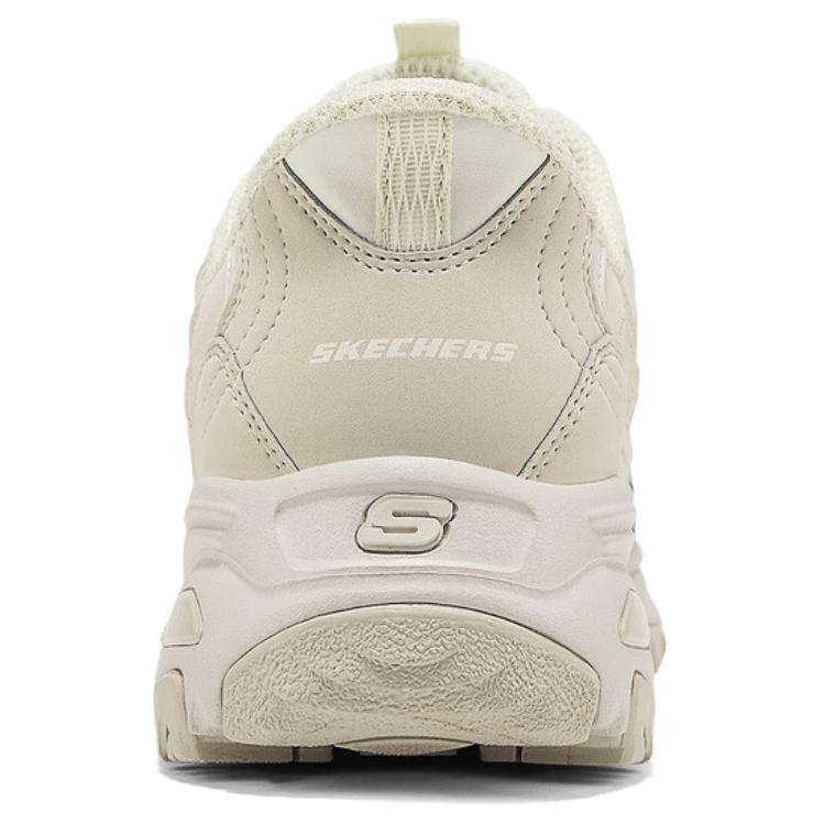 Skechers DLites Comfortable Versatile Height Increasing Low Top Dad Shoes Women Sneakers Off-White 150864-NAT