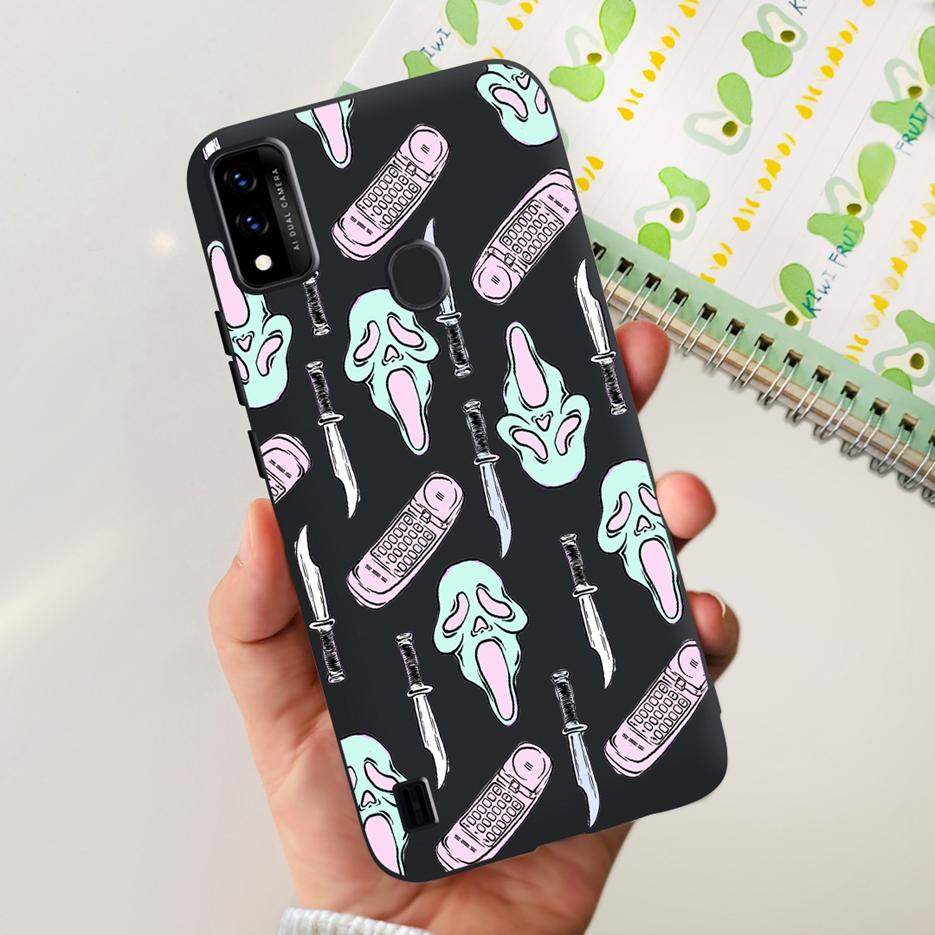 For ZTE Blade A51 A71 Case New Fashion Painted Back Cover Shockproof Phone Case For ZTE Blade A71 A7030 BladeA51 Soft TPU Fundas