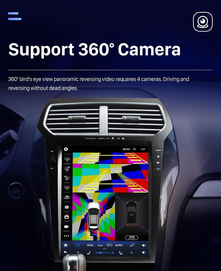 Wireless CarPlay & Android GPS Navigation for 2011-2019 Ford Explorer TX4003