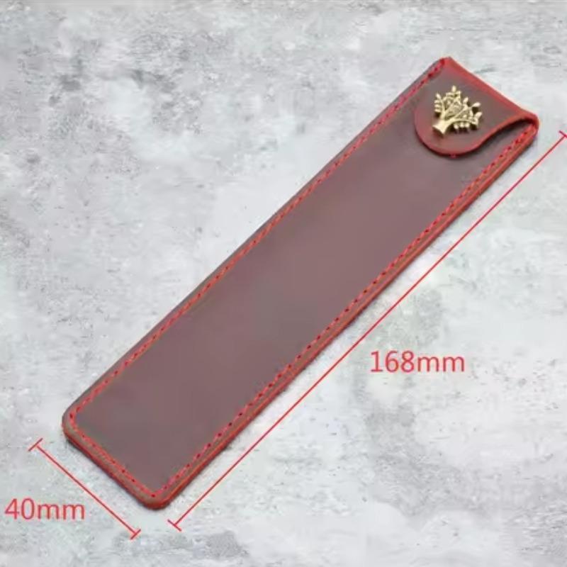 Genuine Leather Pen Case Creative Pen Sleeve Handmade Pen Pouch Personalized Retro Pen Bag Small Storage Bag