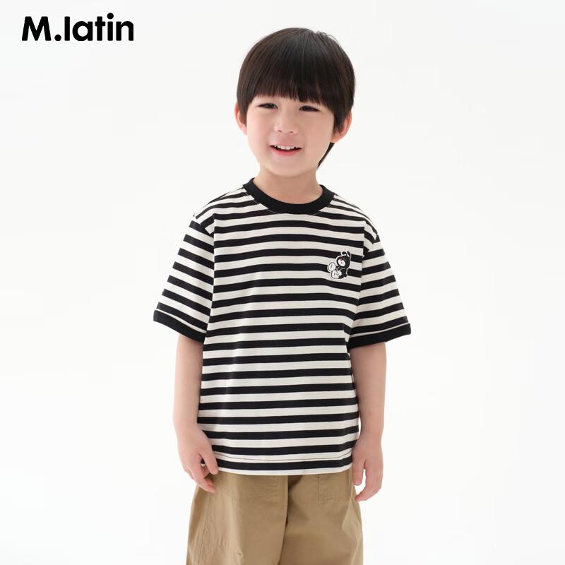 M.Latin Boys  Cartoon Print Short Sleeve T-Shirt 130