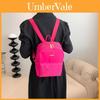 Stylish 2023 Summer New Women's Backpack Casual Fashionable School Bag In Black Pink Blue Purple Red