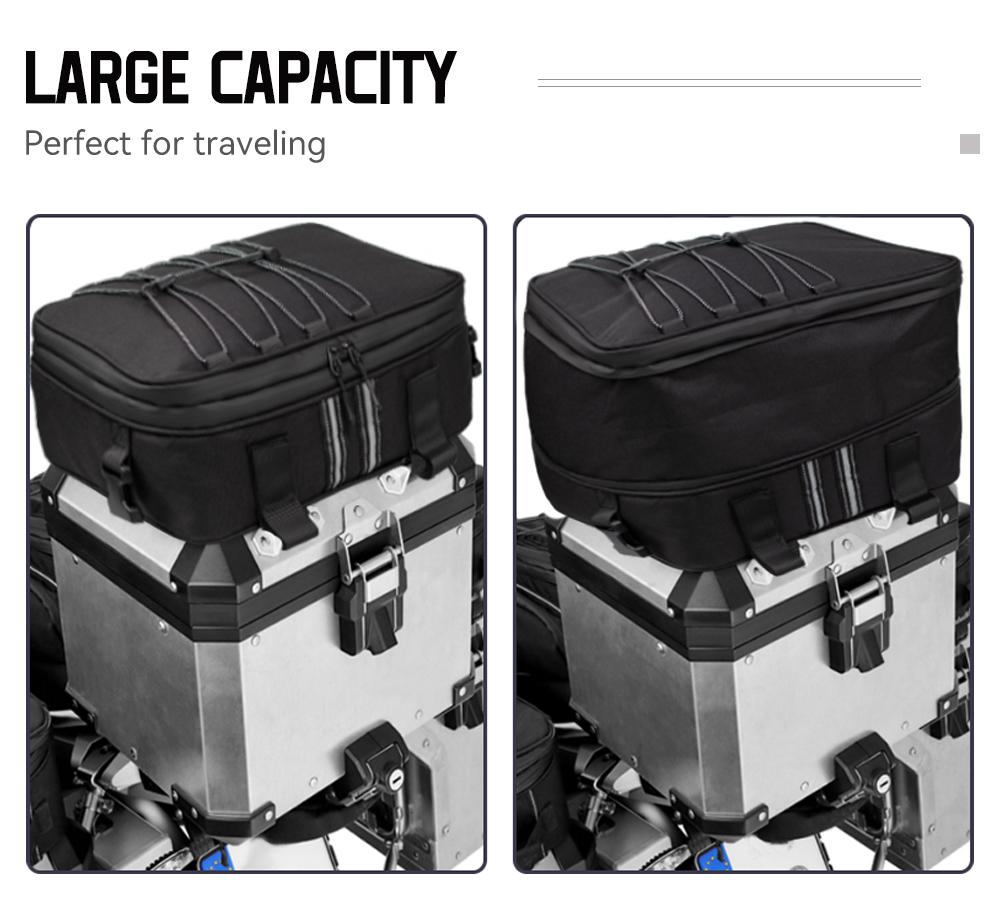 Juego de 3 bolsas de equipaje para motocicleta, bolsas adicionales para BMW R1200 GS LC ADV F700GS F800GS F650GS G310GS Adventure R1200GSA