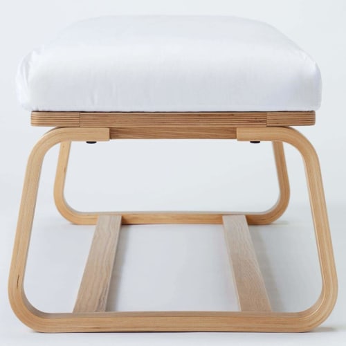 MUJI Bench 1 That Can Be Used In the Living Room or Dining Room Oak Wood Width 113 X Depth 46 X Height 40.5 Cm 82598476