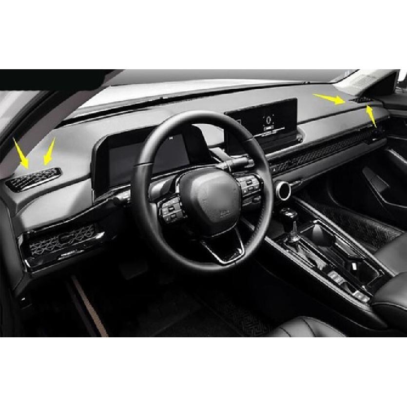 Dashboard L&R Air Outlet Vent Cover For Honda Accord -2024 11th Bright Red