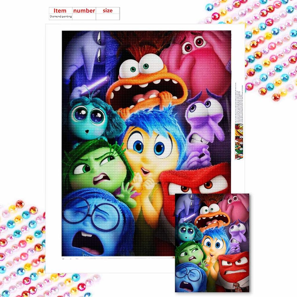 DIY Diamond Painting Inside Out Cross Stitch Kit Mosaic Art Diamond Painting Full Circle Diamond Home Decoration