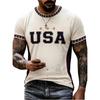 Men's Football Print Short Sleeve T-Shirt for Day Casual Wear