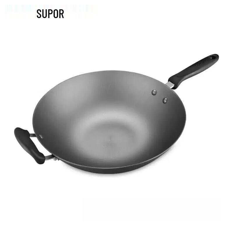 Supor Good Helper 32cm Cast Iron Stir-fry Wok
