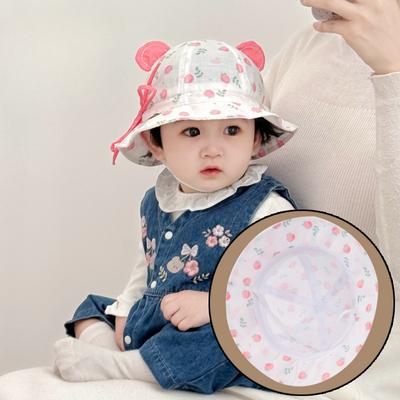 Söt fiskarhatt för vår och höst Baby Utomhus Solskydd Pothatt Supersöt Prinsessa Tunn Andningsbar Pojkar och Flickor Baby Trend