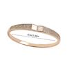 Korean Style Diamond Geometric Bracelet: Elegant Mother-of-Pearl Bangle for Women