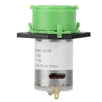 12V Dávkovací čerpadlo DIY Peristaltická hadicová hlava Pro akvárium Laboratoř Chemická analýza (zelená 2*4)