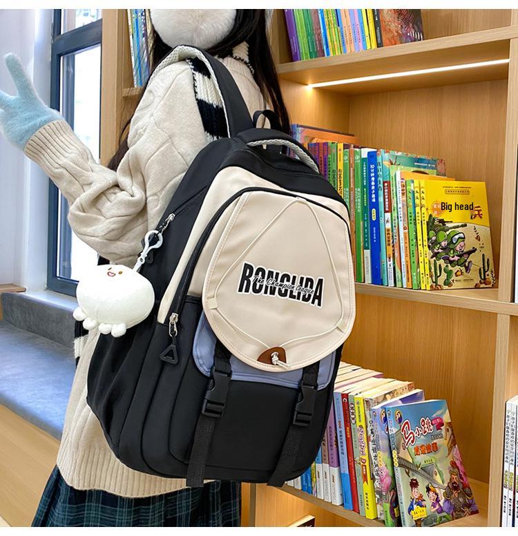 College Style High-Capacity Women's Casual Laptop Backpack