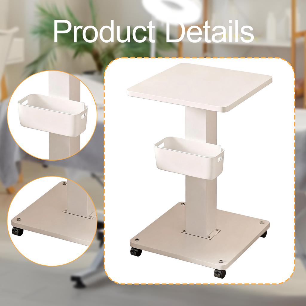 Beauty Salon Trolley Spa Salon Trolley With Wheels Makeup Trolley For Eyebrow Removal Machine Hair Removal Device Base Cart