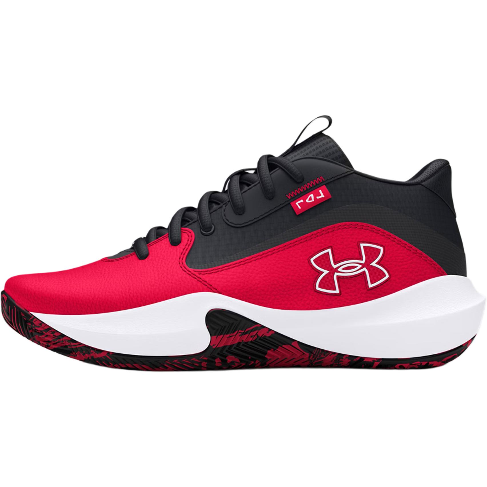 

Under Armour Lockdown 7 GS Red Black White Kids Sneakers 3028513-600 40