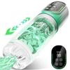 Automatic Thrusting Rotation Male Masturbator Sucking Licking LCD Vacuum Penis Pump Water SPA Real Pocket Pussy Sex Toys for Men