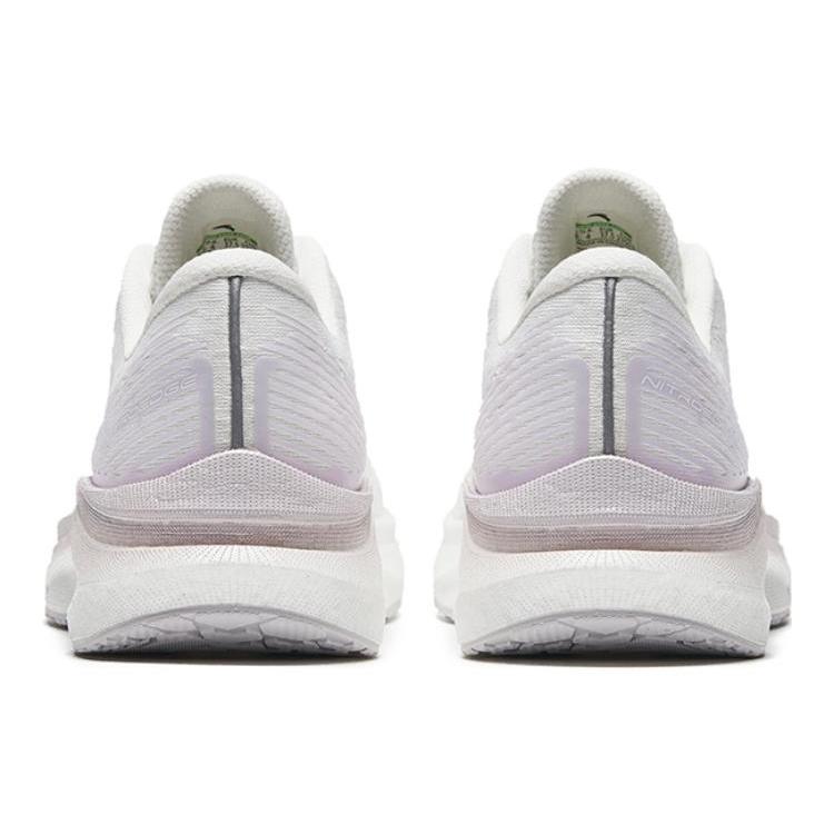 Anta Cushioning Slip Resistant Abrasion Resistant Low top Running Shoes Women's White Silver 122335581S-7