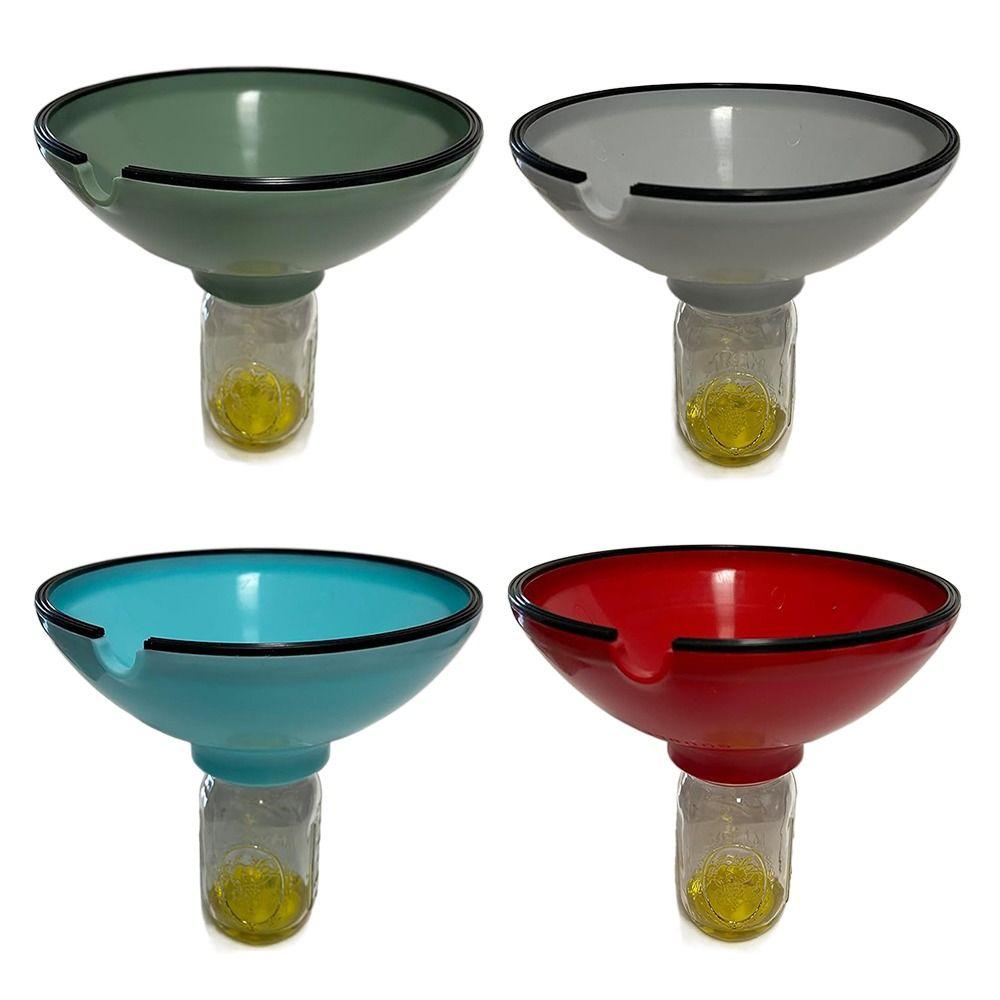 

Spill Proof Grease Drainer Intelligent Filter Grease Remover Kitchen Oil Strainer for Kitchen Use сірий