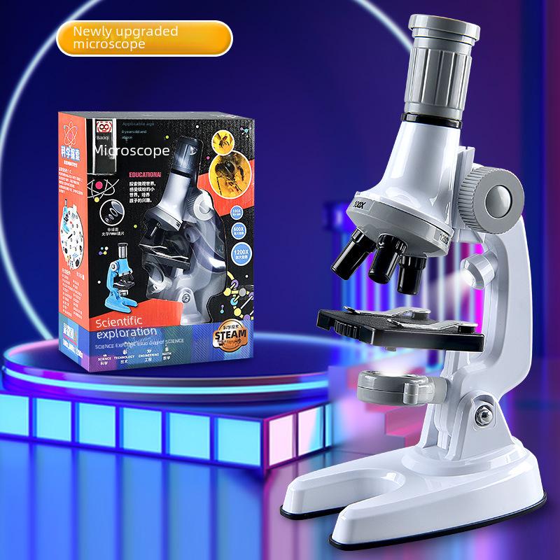 Children's Optical Microscope Set – 1200x HD for Science Experiments & Educational Use