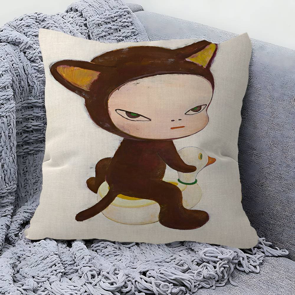 Yoshitomo Nara Dream Doll Stitch Lucky Dragon pillow cover sofa cushion cover home room decoration children gift