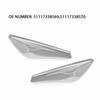 Pair For BMW x3 x4 F25 F26 Chrome Front Side Fender Finisher Trim Right & Left