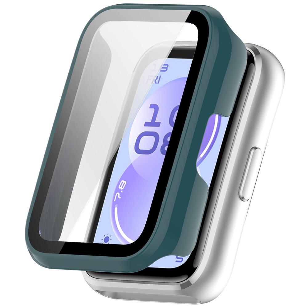 Smartwatch Protective Cover for Huawei band 11 /Huawei band 11 NFC PC Watch Case with Tempered Glass Anti-Fall Anti-Scratch Watch Case