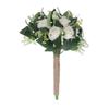 Wedding Bouquet Artificial Fake Flower Bouquet Romantic Bridal Hand Bouquet for Celebration Ceremony
