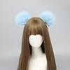 Simulation Bear Ear Hair Clip for Cosplay Party Furry Faux Furs Ear Hair Clip Halloween Party RolePlay Maid Barrettes