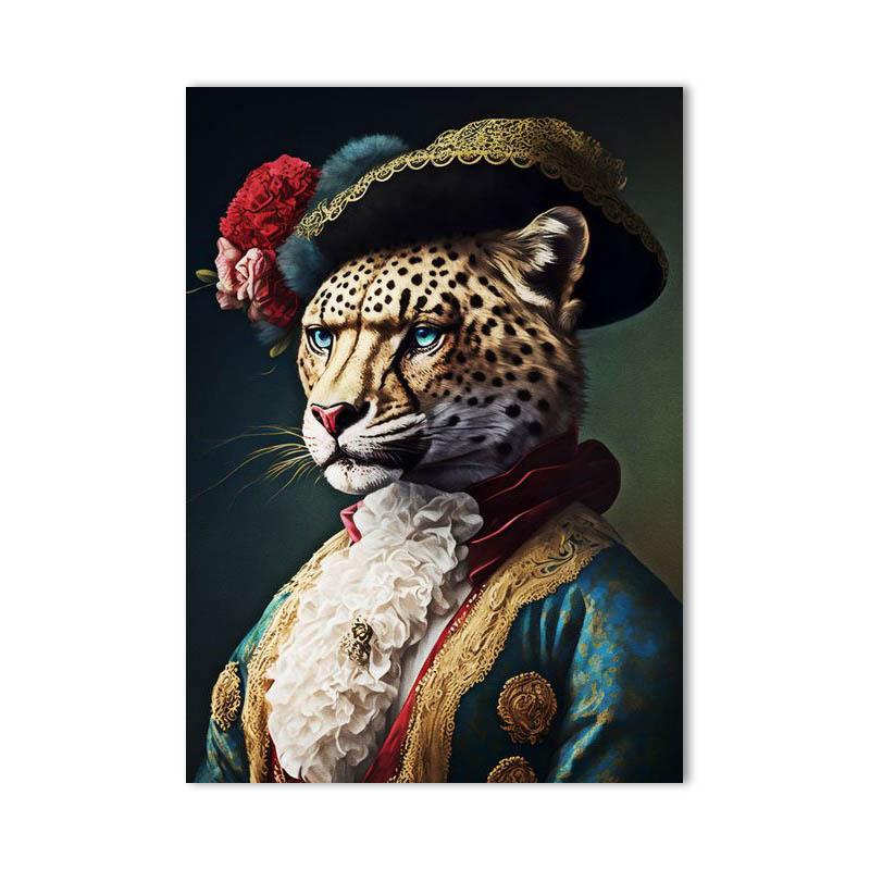 

Современные животные Лев Тигр Собака Медведь холст картины постеры и принты настенные художественные картины для гостиной украшения дома 21x30cm No Framed