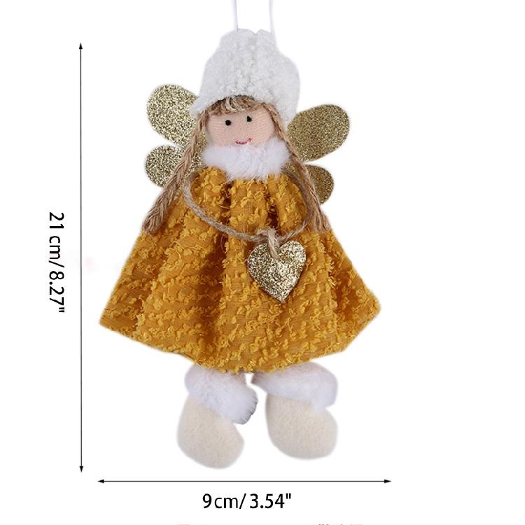 Christmas Plush Angel for Doll Tree Garland Christmas Decorations Party Hanging