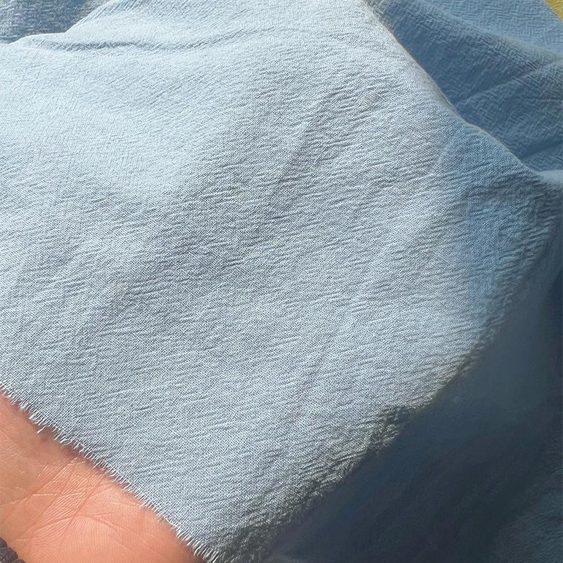 Pure Cotton Fabric Washed Imitation Cotton and Linen Fabric Chinese Style Pleated Cloth DIY Hanfu Dress Pants Material Wide135cm