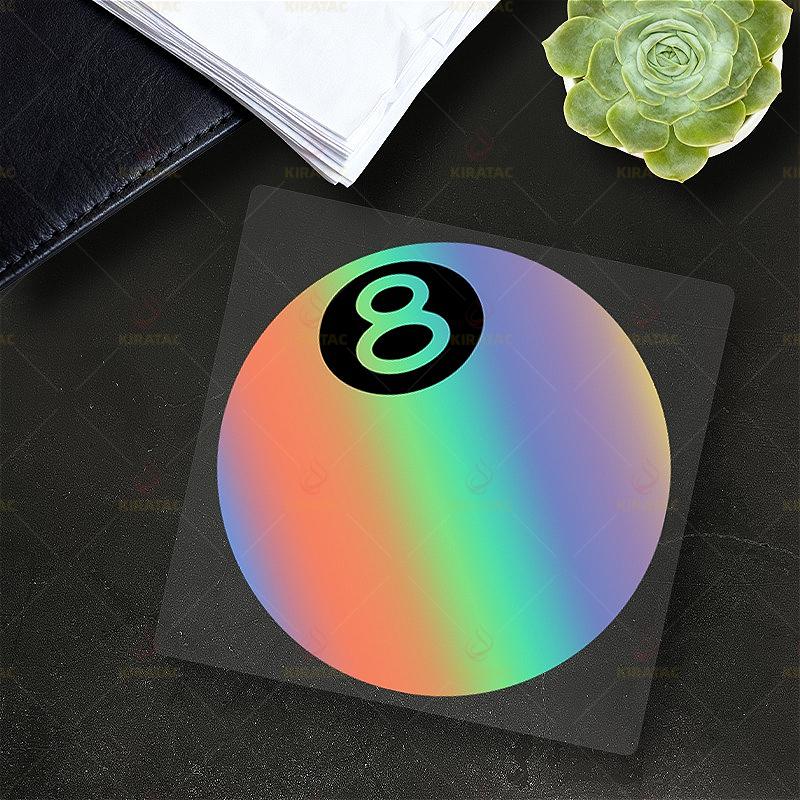 

1pc Bowling Ball No 8 Motorcycle Stickers Waterproof for Motorcycle Fairing Fuel Tank Car Window Scooter Universal Vinyl Decals 12.7X12.7CM