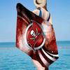 Tampa Bay Buccaneers Logo Microfiber Beach Towel, Lightweight And Quick-Dry, for Summer Travel, Beach Essential, Swimming Pool