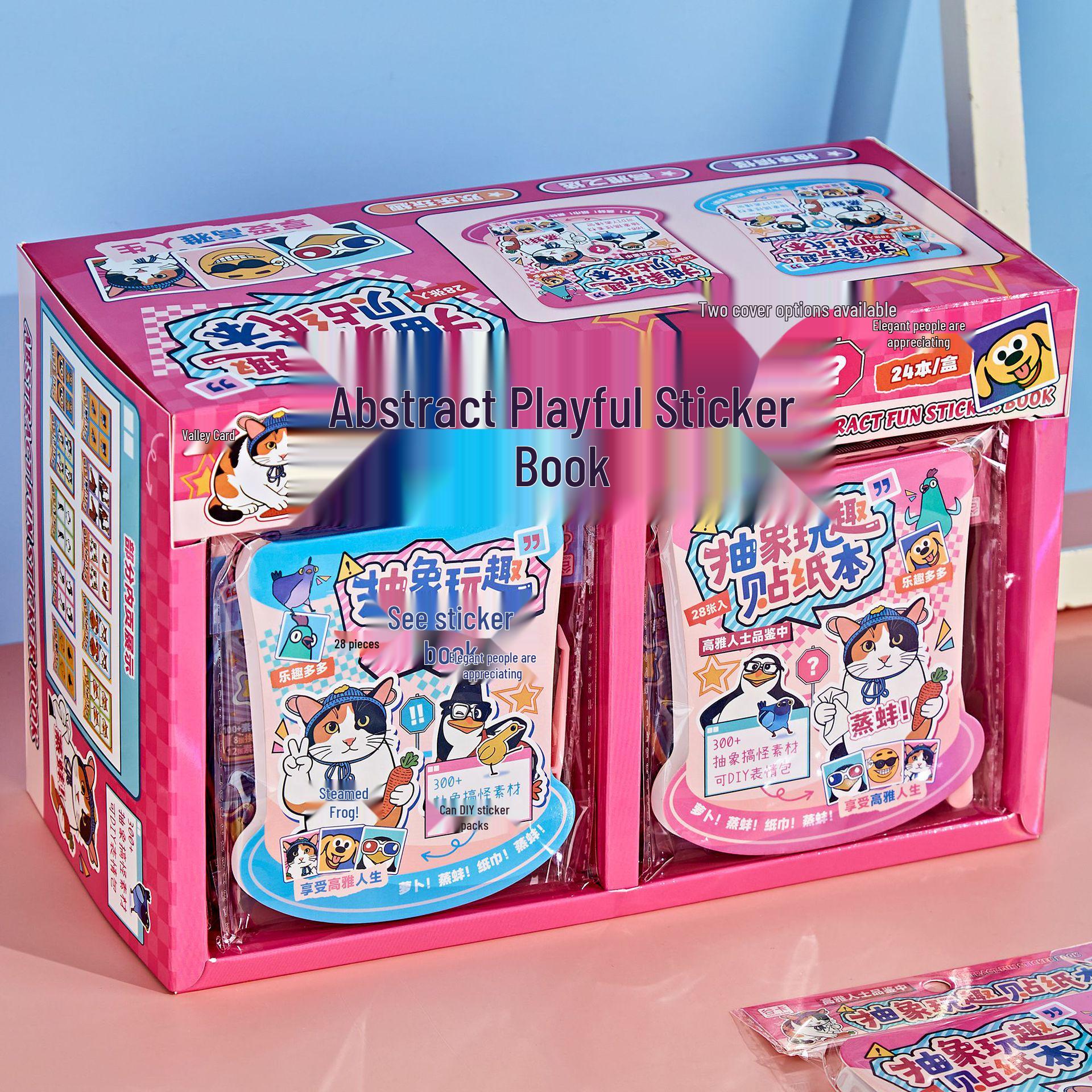 Goofy Expression Sticker Journal: Fun Play & Quiet Game Book