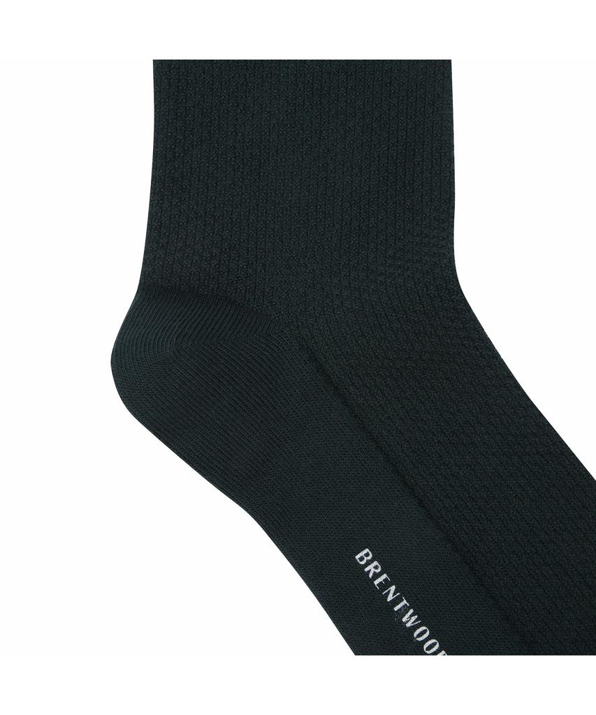 BRENTWOOD [Mid-Calf] Line Color Block Solid Socks Belax26211Grx