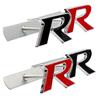 1Pc 3D Metal RR Logo Car Front Grille Rear Trunk Emblem Badge Decals For Civic Mugen Accord Crv City Hrv Sticker Accessories