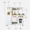 Children's Wooden Play Kitchen Toy Set: Golden Cooking Utensils & Accessories, Perfect Birthday Gift for Girls