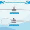 Adjustable Wire Rope Clamp Copper Hanging Clip Hardware Accessories Stainless Steel Cable Clamp