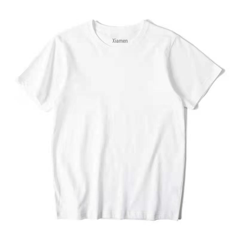 

Унисекс Тяжелая 260 г Футболка с круглым вырезом из чесаного хлопка со спущенным плечом, Однотонная, с коротким рукавом 5XL белый