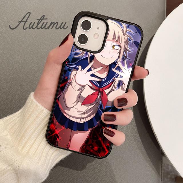 Himiko Toga Boku No Hero Academia Phone Case for iPhone 11 12 13 14 Pro Max mini XR XS SE 2020 6S 7 8 Plus Samsung S21 S22 Cover