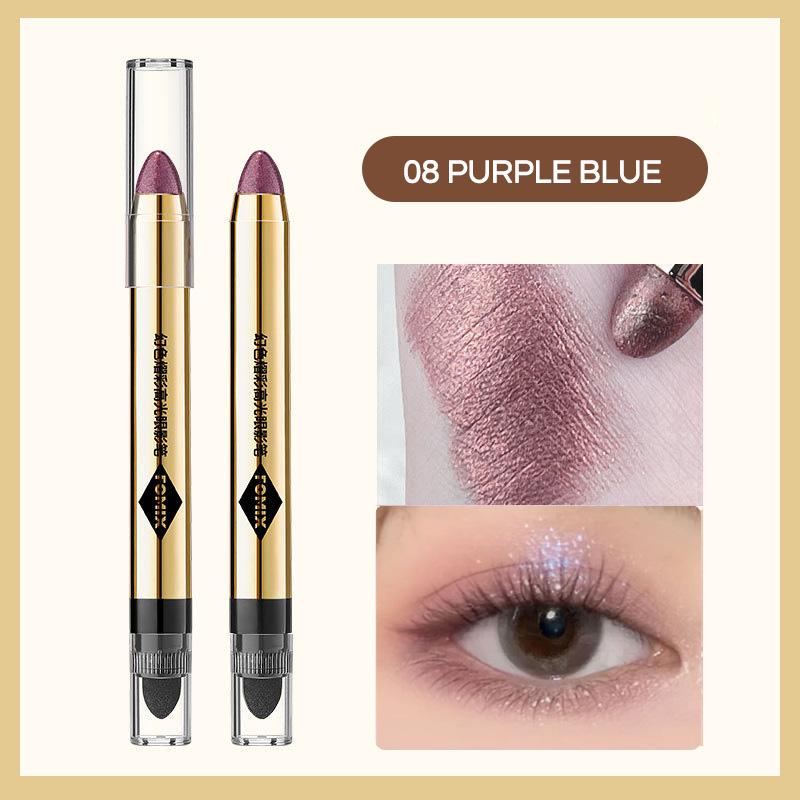 FOMIX Highlight Eyeshadow Pen Double-ended Eyeshadow Stick With Pearlescent Shimmer To Contour And Brighten