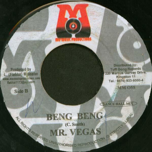 

7inch Record MR. VEGAS - Beng Beng MM055 Mo Music Produ 2000 Jamaica Reggae, Ska & Dub Used