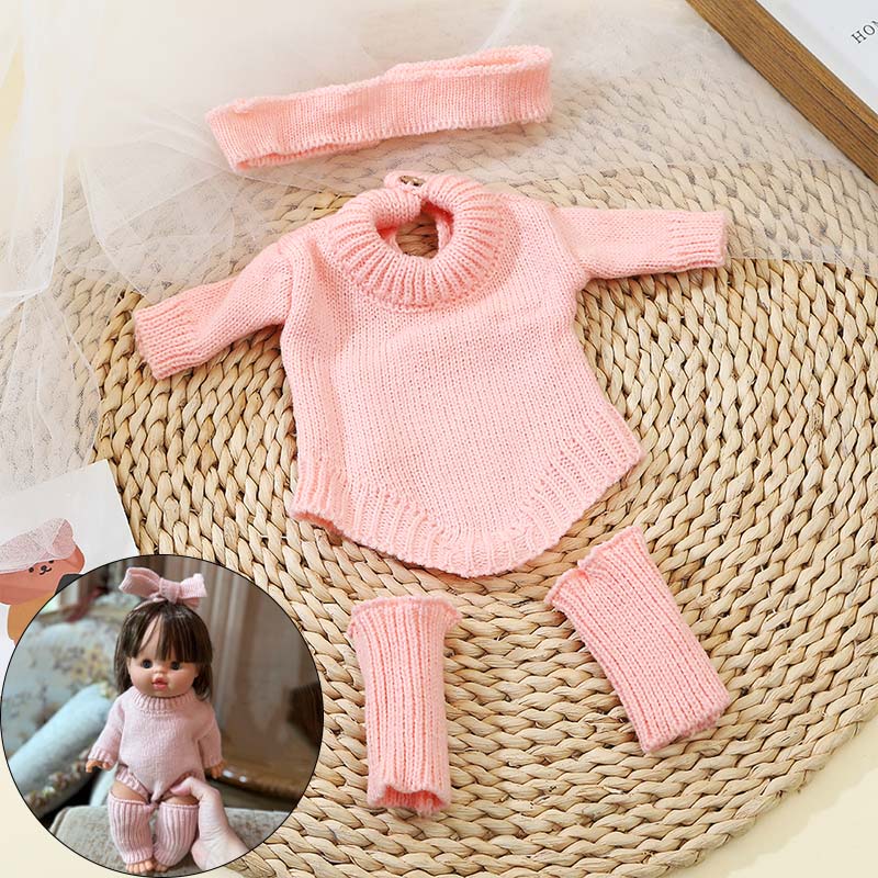 Fashion Doll Clothes for 13.39inch Reborn Doll 33cm Baby Dolls Clothes Accessories For Girls Dress Up DIY Toy Birthday Gifts