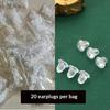 Eco-friendly Soft Silicone Earring Back Stoppers 200-2000Pcs Non-toxic for Stud Earrings DIY Jewelry Making