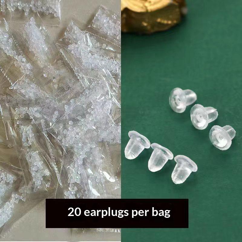 Eco-friendly Soft Silicone Earring Back Stoppers 200-2000Pcs Non-toxic for Stud Earrings DIY Jewelry Making