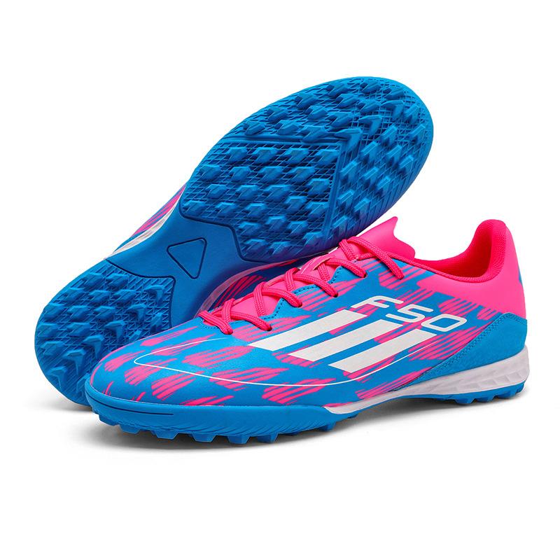 Kopačky s nízkým svrškem Pánské a dámské kopačky s vysokým svrškem na hru Sportovní boty Zlomené hřeby Studentské zelené tréninkové boty Velikost 30-45